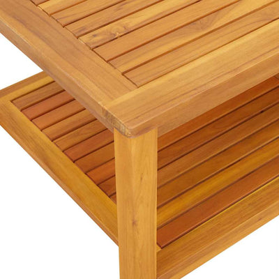 Coffee Table Brown 110 x 55 x 45 cm Solid acacia wood