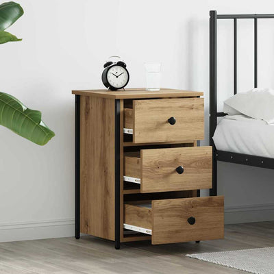 Bedside Cabinet with Drawer Artisan oak 40 x 36 x 60 cm
