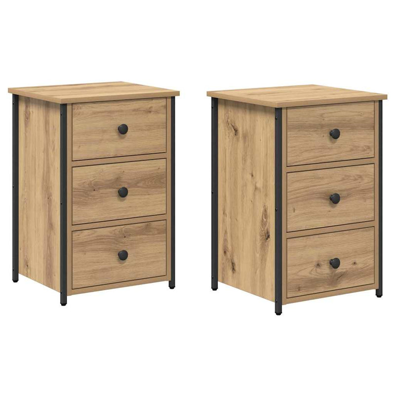 Bedside Cabinet with Drawer Artisan oak 40 x 36 x 60 cm