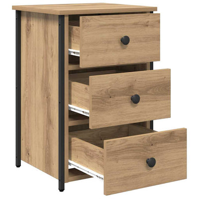 Bedside Cabinet with Drawer Artisan oak 40 x 36 x 60 cm