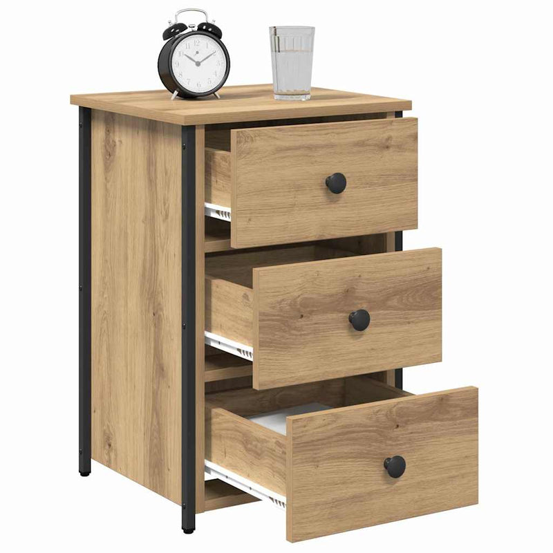 Bedside Cabinet with Drawer Artisan oak 40 x 36 x 60 cm