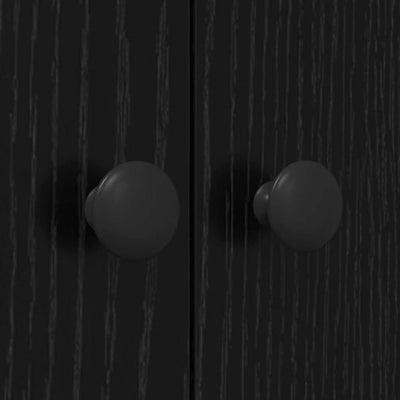 Washing Machine Cabinet Black oak 68 x 48.5 x 194 cm