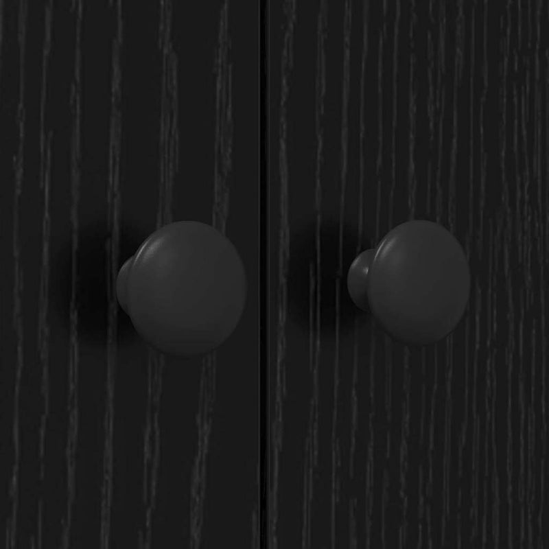 Washing Machine Cabinet Black oak 68 x 48.5 x 194 cm