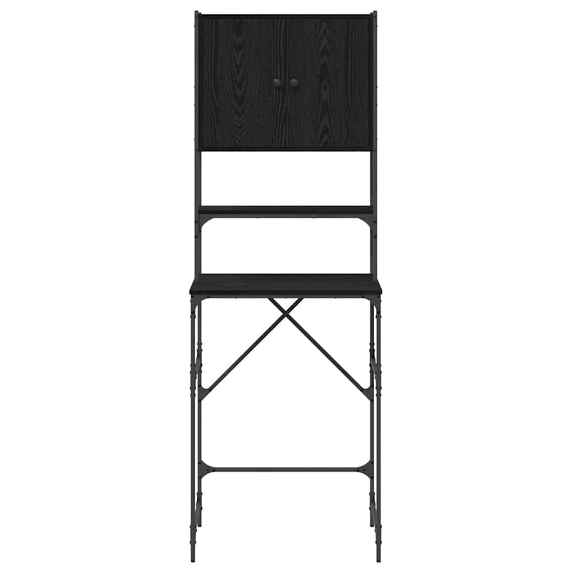 Washing Machine Cabinet Black oak 68 x 48.5 x 194 cm