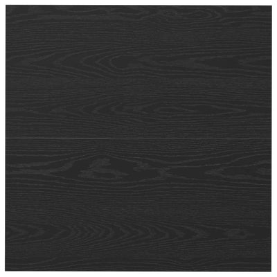 Coffee Table Black oak 80 x 80 x 40 cm Engineered wood