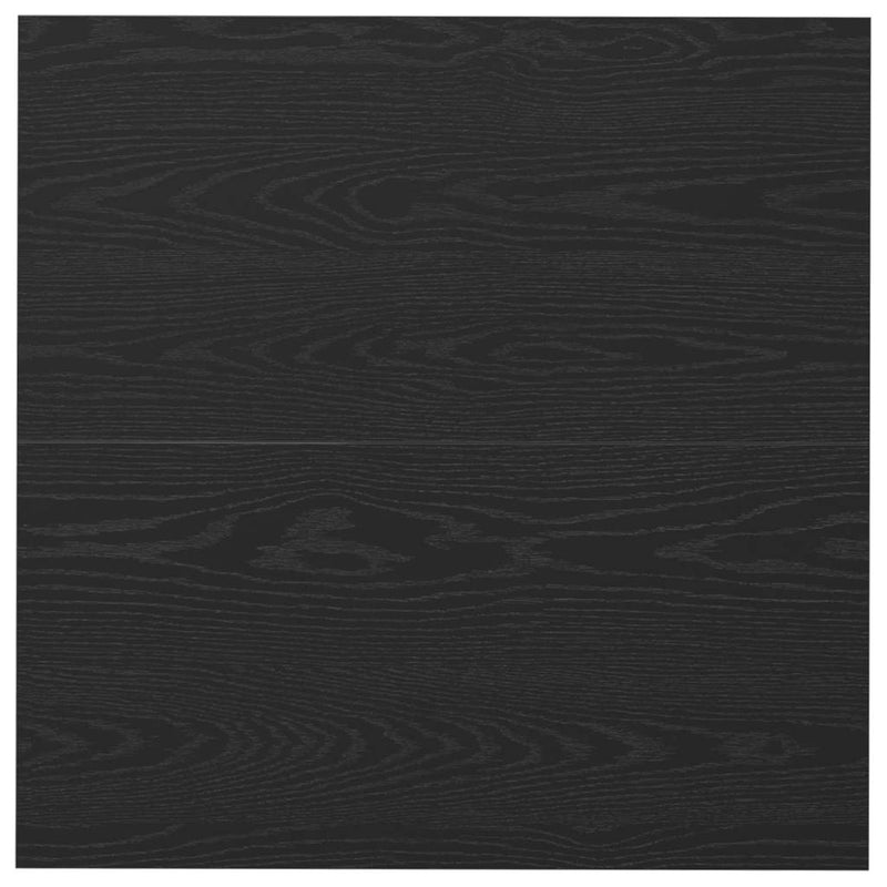 Coffee Table Black oak 80 x 80 x 40 cm Engineered wood