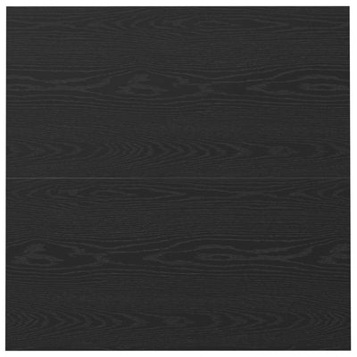 Coffee Table Black oak 100 x 100 x 40 cm Engineered wood