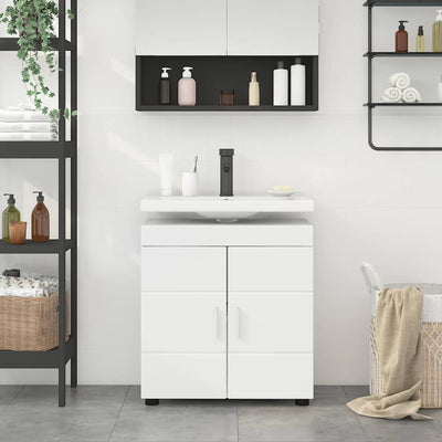 Bathroom Basin Cabinet White 60 x 34 x 63 cm Engineered wood