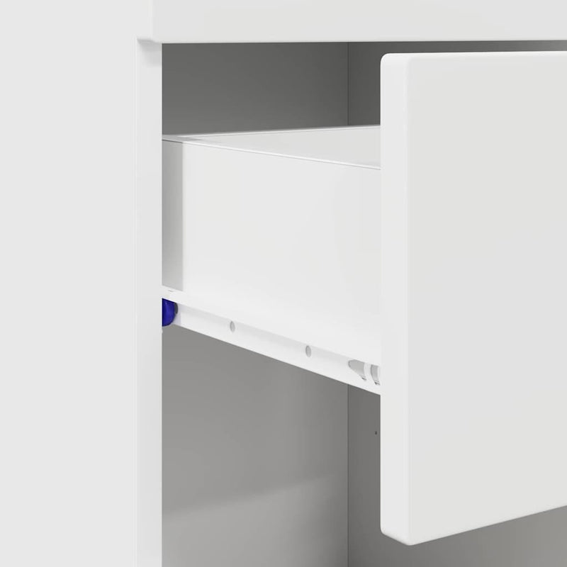 Bathroom Cabinet White 37 x 31.5 x 82 cm Engineered wood