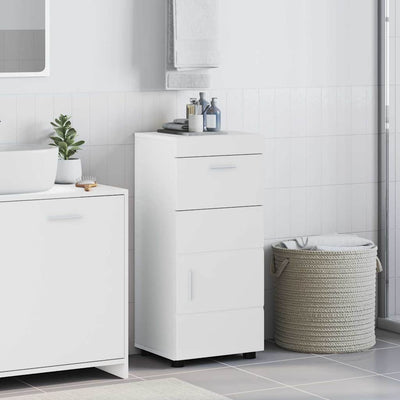 Bathroom Cabinet White 37 x 31.5 x 82 cm Engineered wood