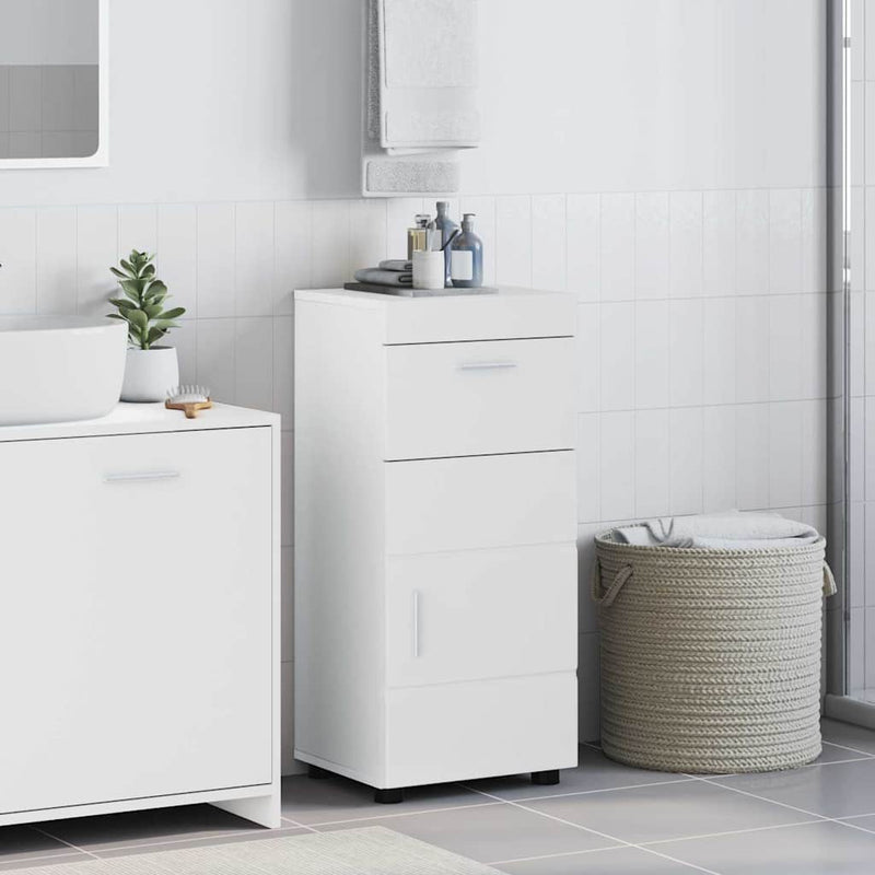 Bathroom Cabinet White 37 x 31.5 x 82 cm Engineered wood