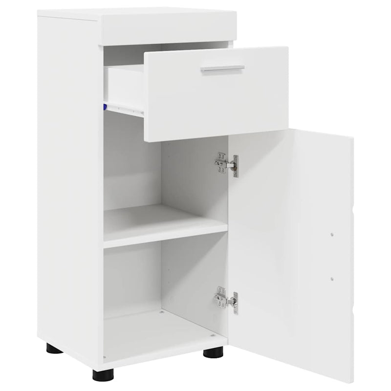 Bathroom Cabinet White 37 x 31.5 x 82 cm Engineered wood