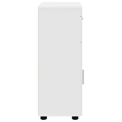 Bathroom Cabinet White 37 x 31.5 x 82 cm Engineered wood