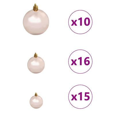 Artificial Slim Christmas Tree Green and White 240 cm