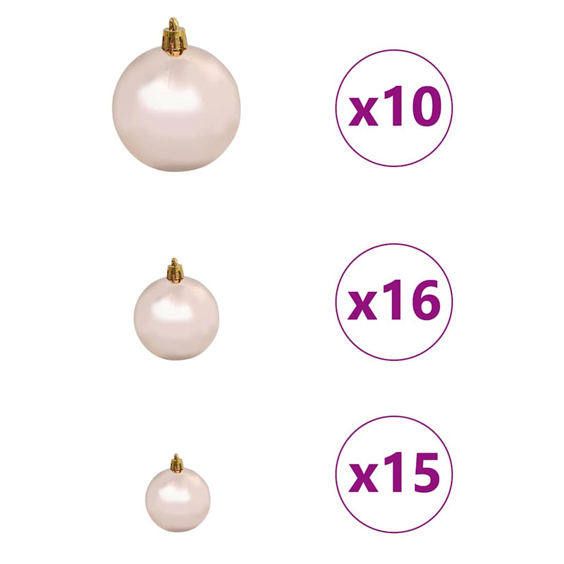 Artificial Slim Christmas Tree Green and White 240 cm