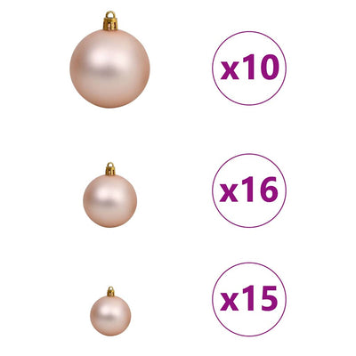 Artificial Slim Christmas Tree Green and White 240 cm