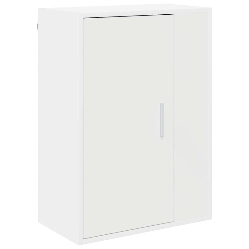 4 Piece TV Cabinet Set with Shelf Wall-mounted with Storage with Door Manual 4 pcs White Engineered wood