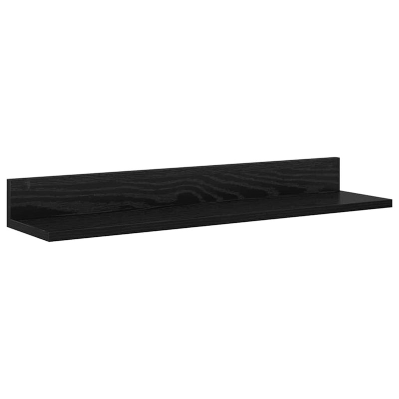 4 Piece TV Cabinet Set 4 pcs Black oak Engineered wood