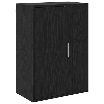 4 Piece TV Cabinet Set 4 pcs Black oak Engineered wood