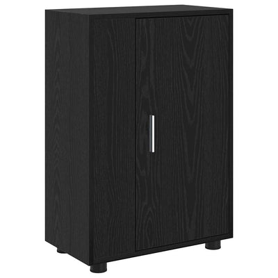 4 Piece TV Cabinet Set 4 pcs Black oak Engineered wood