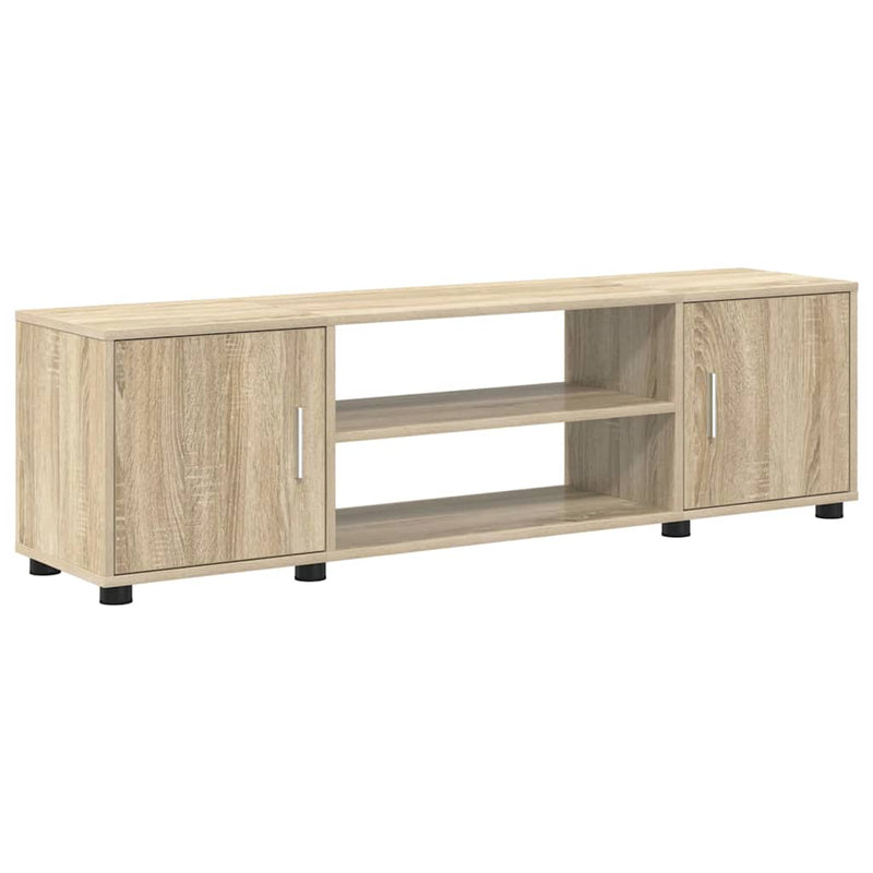 4 Piece TV Cabinet Set 4 pcs Sonoma oak Engineered wood