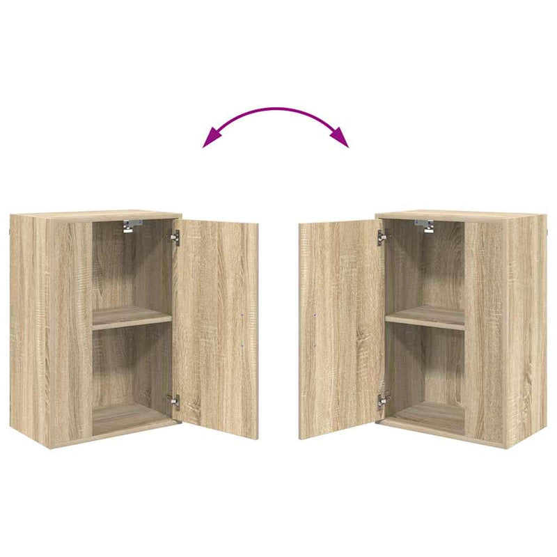 4 Piece TV Cabinet Set 4 pcs Sonoma oak Engineered wood