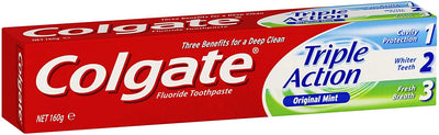 Colgate Triple Action Cavity Protection Whitening Toothpaste Original 160g