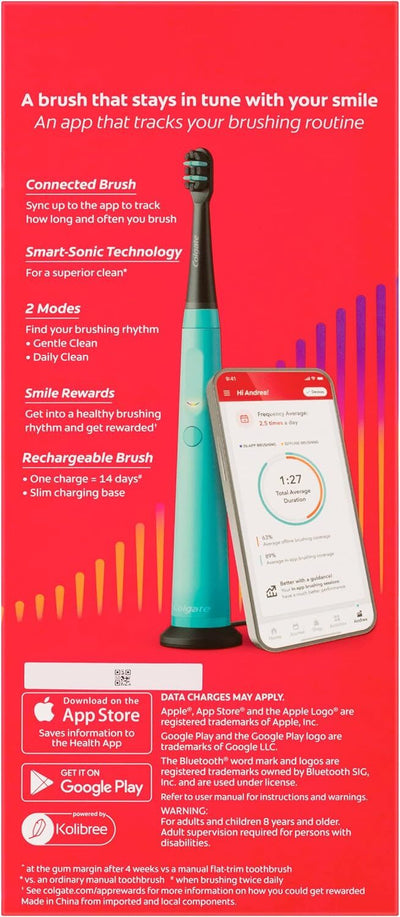 Colgate Pulse Series 1 Connected Rechargeable Deep Clean Electric Toothbrush