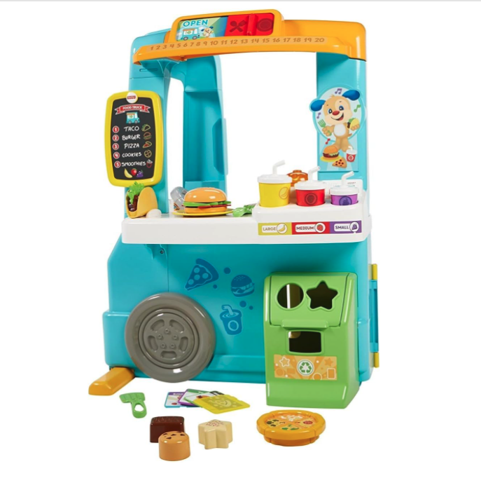 Fisher Price Servin up Fun Food Truck Interactive Toy