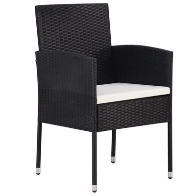 9 Piece Garden Dining Set Black Payday Deals