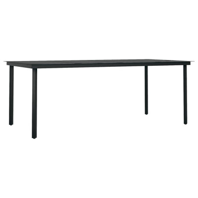 9 Piece Garden Dining Set Black Payday Deals
