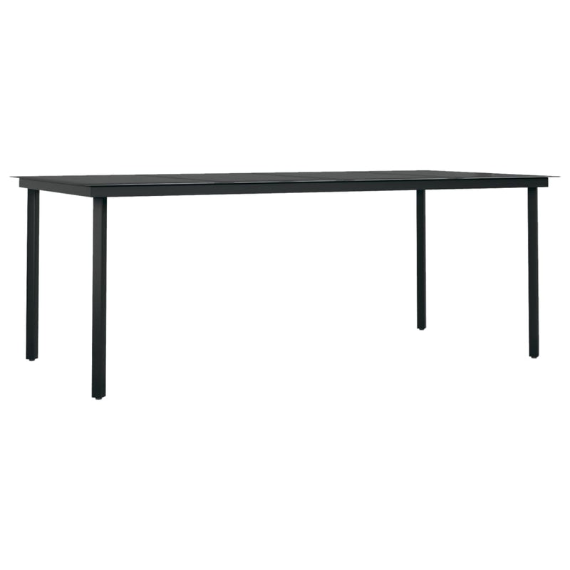 9 Piece Garden Dining Set Black Payday Deals