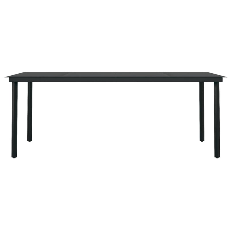 9 Piece Garden Dining Set Black Payday Deals