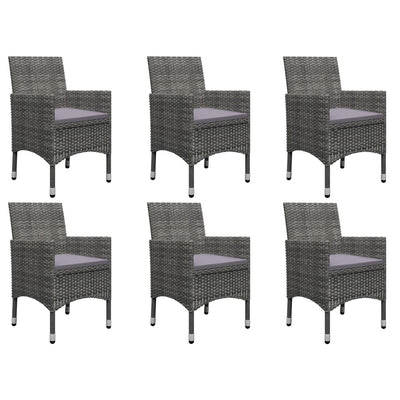 9 Piece Garden Dining Set Grey Payday Deals