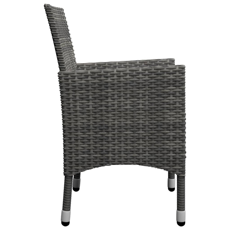9 Piece Garden Dining Set Grey Payday Deals