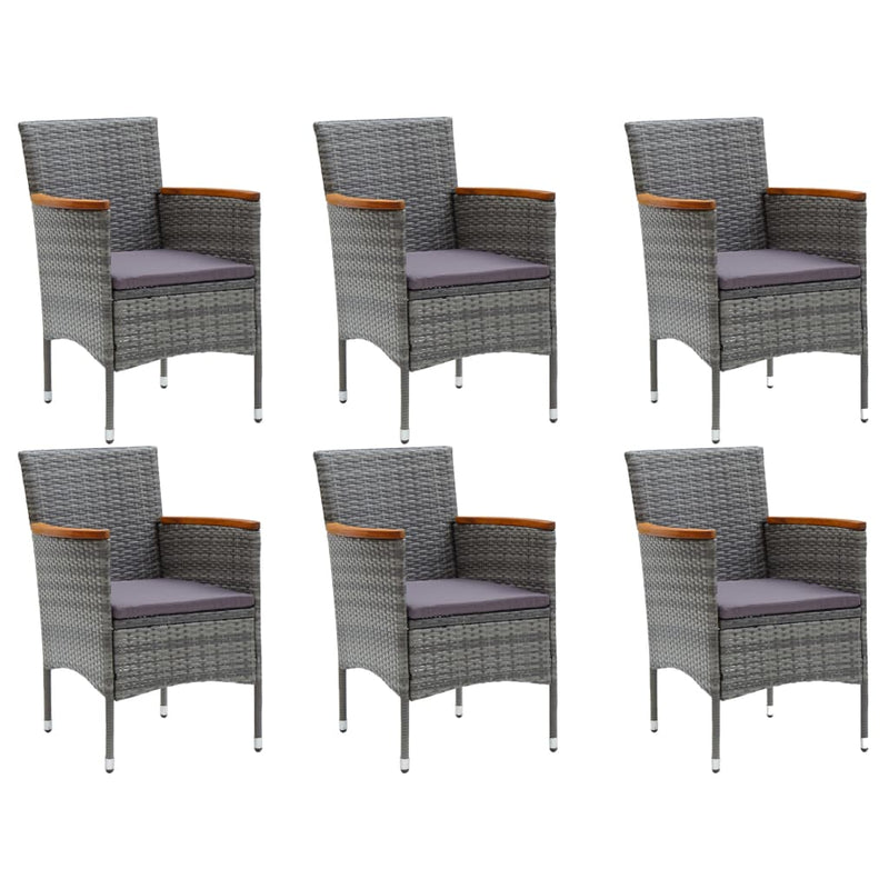 9 Piece Garden Dining Set Grey Payday Deals