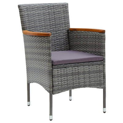 9 Piece Garden Dining Set Grey Payday Deals