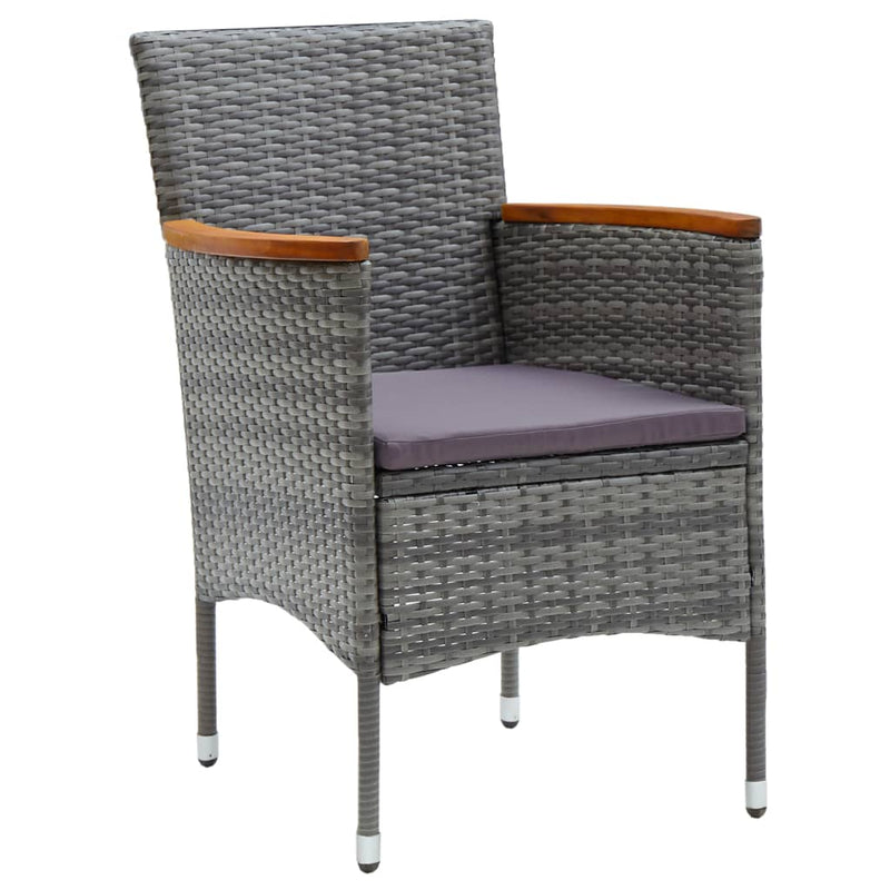 9 Piece Garden Dining Set Grey Payday Deals