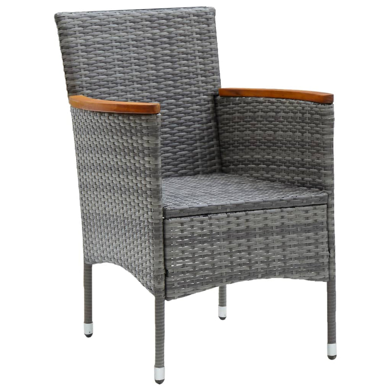 9 Piece Garden Dining Set Grey Payday Deals