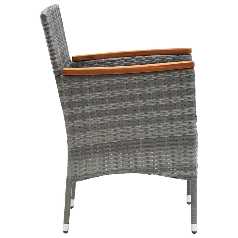 9 Piece Garden Dining Set Grey Payday Deals