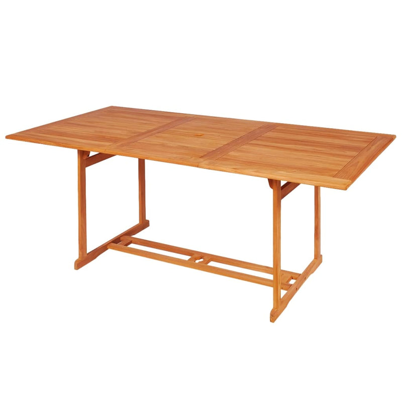 9 Piece Garden Dining Set Solid Teak Wood Payday Deals
