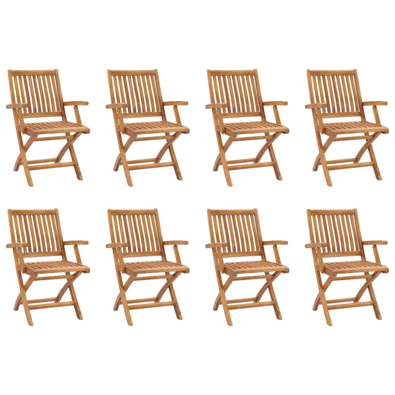 9 Piece Garden Dining Set Solid Teak Wood Payday Deals