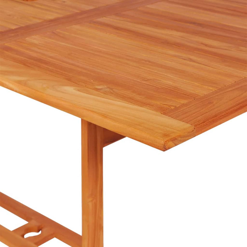 9 Piece Garden Dining Set Solid Teak Wood Payday Deals