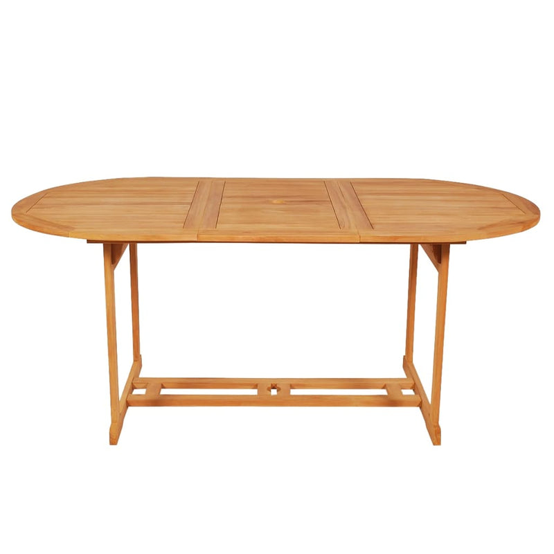9 Piece Garden Dining Set Solid Teak Wood Payday Deals