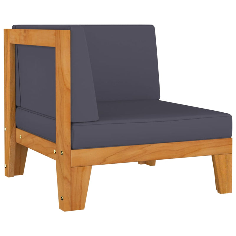 9 Piece Garden Lounge Set with Cushions Solid Acacia Wood Payday Deals
