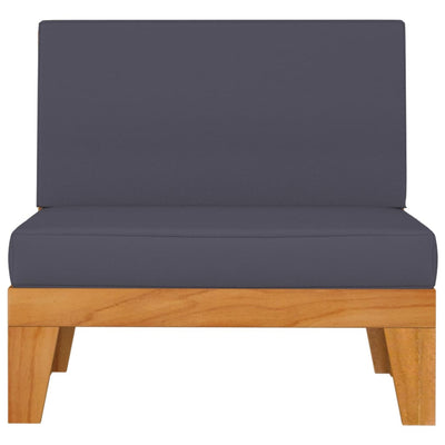 9 Piece Garden Lounge Set with Cushions Solid Acacia Wood Payday Deals