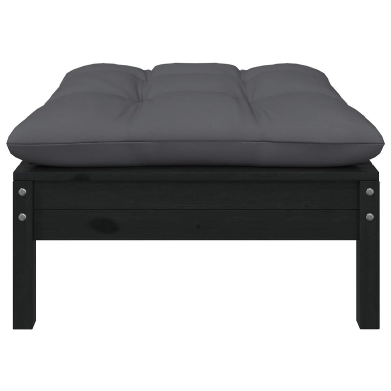 9 Piece Garden Lounge Set with Cushions Solid Pinewood Payday Deals