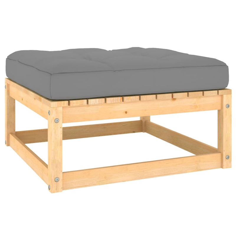 9 Piece Garden Lounge Set with Cushions Solid Pinewood Payday Deals