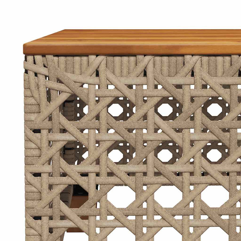 9 Piece Garden Sofa Set with Cushions Beige Poly Rattan Payday Deals