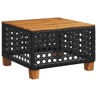 9 Piece Garden Sofa Set with Cushions Black Poly Rattan Payday Deals